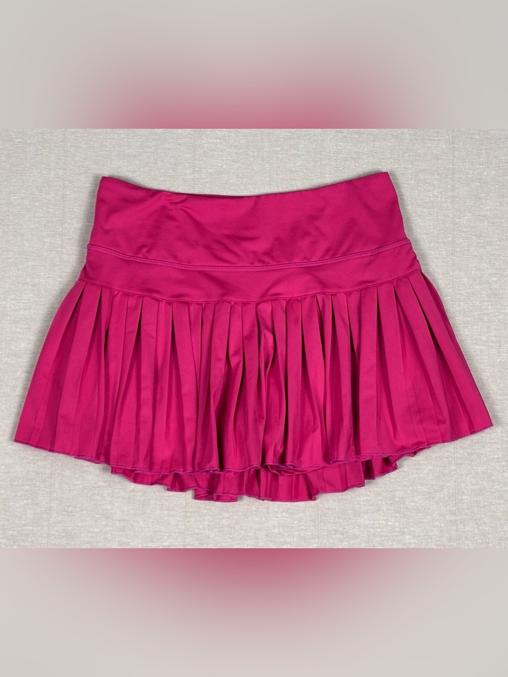 GoldHinge Pink Pleated Tennis Skort Athletic Golf Pickleball Skirt Shorts